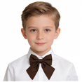 thumbnail image 2 of hengsof Childrens Solid Color Neck Tie for School Uniform, Adjustable Bow Tie for Dress Shirt, Academic Formal Wear Accessory, 2 of 6