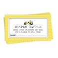 thumbnail image 2 of Inkdotpot 30Baby ShowerDiaper Raffle Ticket Lottery Insert Cards Supplies Games For Baby Shower Party Gender Neutral Bring A Pack Of Diapers To Win Favors Gifts And Prizes, 2 of 5