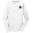 thumbnail image 1 of Gravity Outdoor Co. Performance Long Sleeve Shirt - White - Black Logo - 2XL, 1 of 2