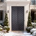 thumbnail image 3 of Heavy Duty Insulated Thermal Door Curtain For Enhanced Home Energy Efficiency Winter Cold Stopper Full Coverage Design 2PCS, 3 of 4