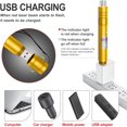 thumbnail image 3 of CHUANK Long Range Green Laser Pointer High Power  Material Upgrade Laser Pointer Pen?2000 Metres Green Lazer Pointer Rechargeable for Hiking Cat Laser Toy Laser Pointer Rechargeable, 3 of 4