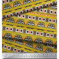 thumbnail image 2 of Soimoi Polyester Crepe Fabric Aztec Southwestern Decor Fabric Printed Yard 42 Inch Wide, 2 of 3