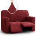 thumbnail image 1 of CHOK 2024 Housse pour Causeuse Inclinable - Gris Pâle Uni - Housse pour Fauteuil Inclinable 2 Places, 1 of 8