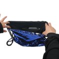 thumbnail image 4 of Decodeary Convenient And Trendy Mermaid Sequin Drawstring Bag ConvenientLightweight Travel sapphire silver, 4 of 6