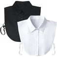thumbnail image 1 of Blouse Dickie Blanche Factice Détachable Col Factice pour Femmes Accessoire Élégant Pièce de Superposition, 1 of 14