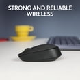 thumbnail image 4 of Logitech Wireless Mouse M170, 2.4 GHz with USB Mini Receiver, , 12-Months Battery Life - Black, 4 of 9