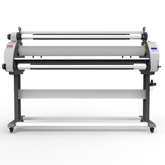 63in Full-auto Pneumatic Low Temperature Cold Laminating Machine Cold Roller Roll Laminator with Semi-auto Remove Film System