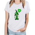 thumbnail image 2 of T-Shirt de la Saint-Patrick pour Femmes, Mode, Imprimé de la Saint-Patrick, Col Rond, Manches Courtes, T-Shirt Décontracté, Haut, T-Shirts de la Saint-Patrick pour Femmes, 2 of 3
