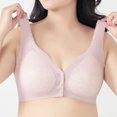 thumbnail image 2 of Yuzhih Womens Front Closure Everyday Bras Comfortable Wireless Bralettes V Neck Seamless Bra Wire Free Basic Bras, 2 of 7