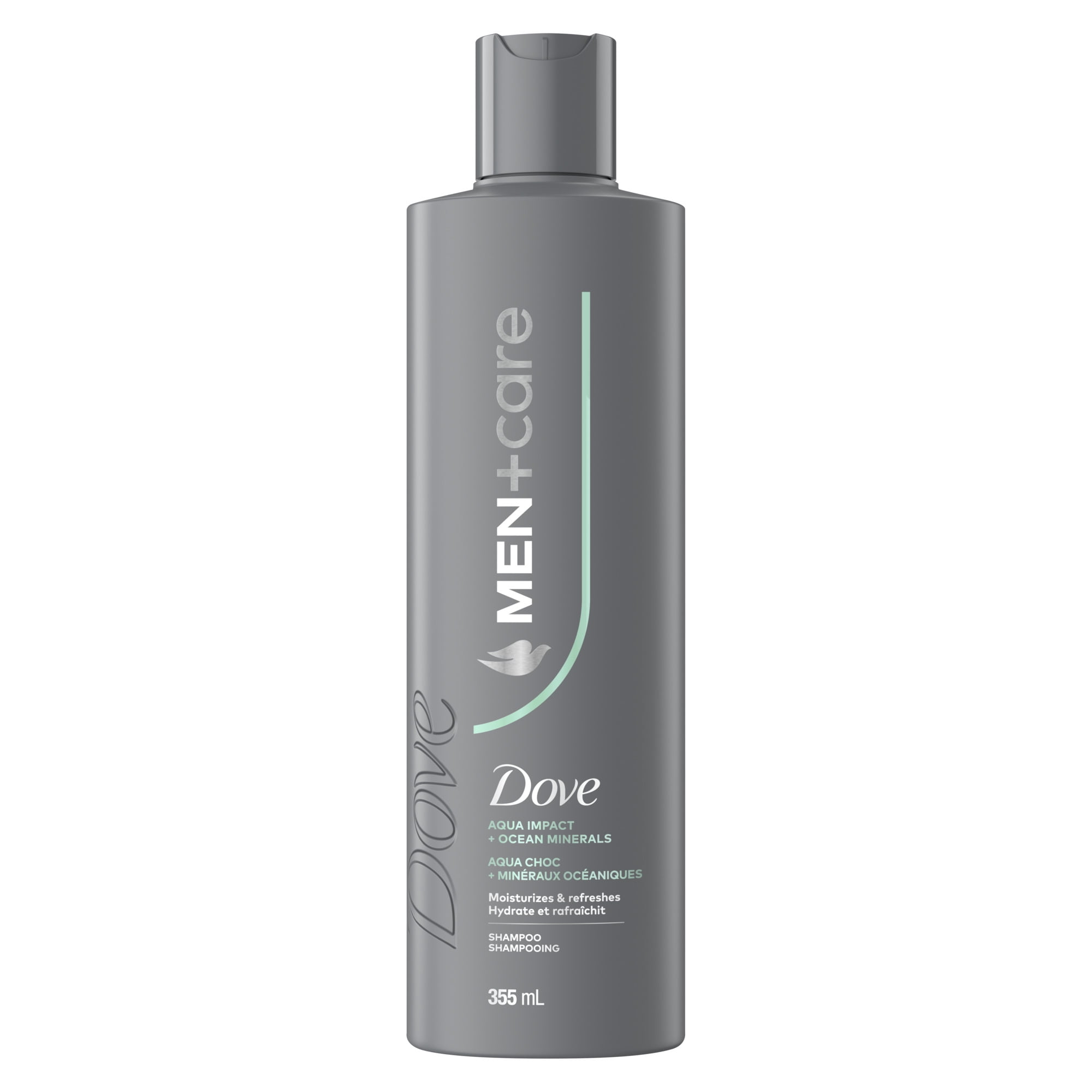 Dove Men+Care Shampoo Aqua Impact + Ocean Minerals, 355 ml