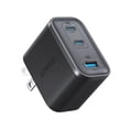 thumbnail image 1 of Anker 70W 2C1A Wall Charger w/ 5ft USB-C Cable Black, 1 of 3