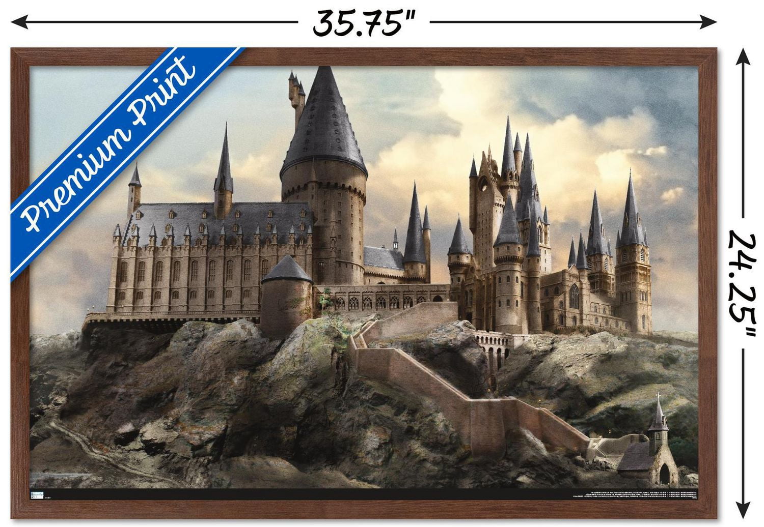The Wizarding World: Harry Potter - Hogwarts at Sunrise Wall Poster
