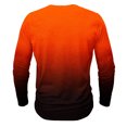 thumbnail image 4 of RXIRUCGD Chemises Blouses Décontractées à Manches Longues à Col Rond pour Hommes avec Boutons Imprimés, Orange, Taille : 2TG, 4 of 4