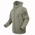thumbnail image 4 of tumgatte Men's Warm Fleece Skin Soft Outdoor Solid Color Jacket Clearance, 4 of 7