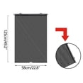 thumbnail image 2 of Eky Store à Enrouleur à Ventouse pour Fenêtre - Rideaux Occultants d'Intimité Réglables Sans Perçage avec Ventouses, Portatifs et Protection UV, Parfaits pour la Maison, la Porte, le Bureau, la Chambre, la Voiture (Noir,23"x49 Pouces), 2 of 5