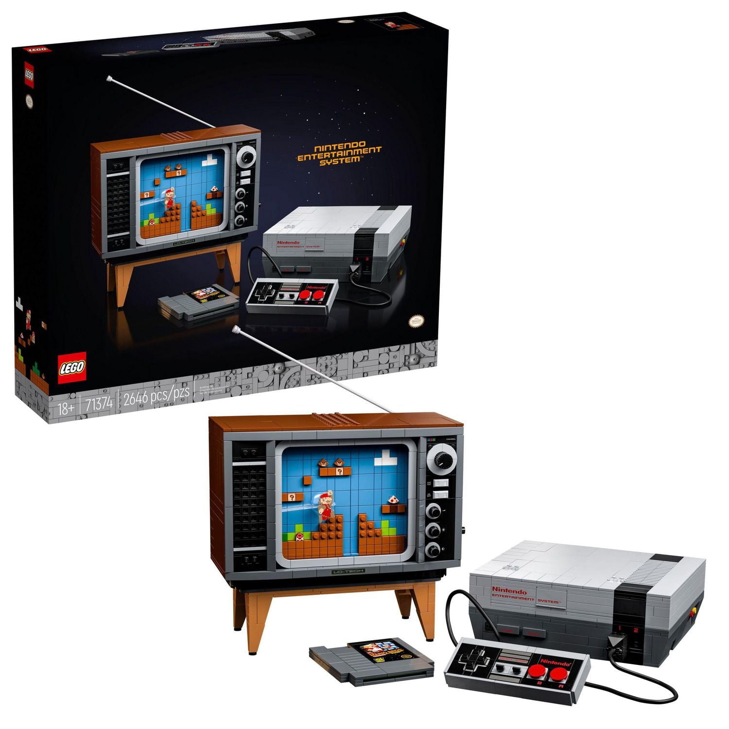 LEGO Nintendo Entertainment System 71374 NES Toy Building Kit (2,646 Pieces)