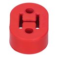 thumbnail image 2 of Muffler Hanger Exhaust Rubber Hanger Rubber Mount Brackets Exhaust Pipe Brackets 2-Hole Muffler Hanger Polyurethane Shakeproof Universal Automobile Exhaust Pipe Fittings, 2 of 8