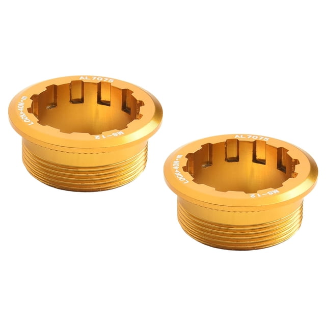 GLFILL 2 Pcs Bike Cassette Lockring CNC Aluminium Flywheel Cover For MicroSpline 12 Speed Bicycle Part Accessories