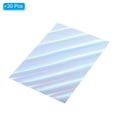 thumbnail image 3 of Unique Bargains A4 Holographic Cardstock, 20 Pack Metallic Iridescent Mirror Paper Sticker Foil Board, Style 1, 3 of 6