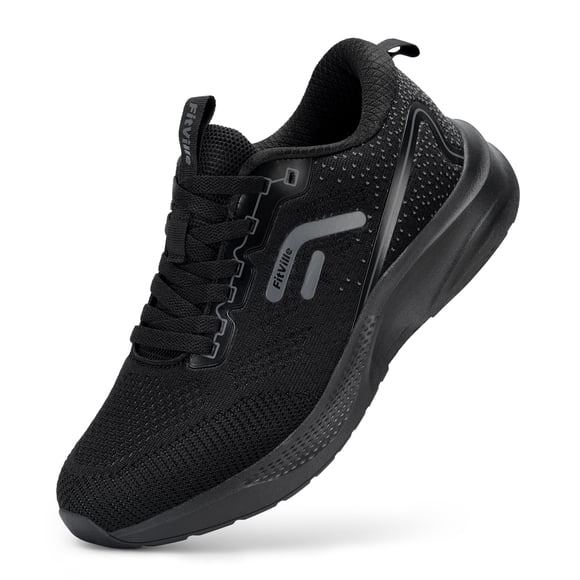 FitVille Men's Wide Running Shoes with Anti Skid Outsole Arch Support Sneaker for Men