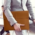 thumbnail image 5 of Lisbinx Advanced Leather File Bag | Business Briefcase Folder | Thickened Waterproof Document Organizer | 348mm x 265mm | Portable Contract Storage Bag, 5 of 5