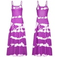 thumbnail image 5 of SMihono Robe Maxi Bohème d'Été pour Femmes Grande Taille Mode Vacances Été Sans Manches Rayée Imprimée Col en V Sexy Décontractée Longue Robe Maxi Plage Robe d'Été, 5 of 5