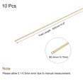 thumbnail image 2 of Unique Bargains 0.4mm x 400mm,Brass Round Wire,Assorted Half Hard Wire for Jewelry Making,10Pack, 2 of 5
