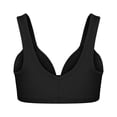 thumbnail image 4 of AherBiu Plus Size Bras for Women No Underwire Padded Front Closure Bras Solid Color Full Coverage Comfort Soft Bralette, 4 of 9