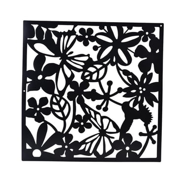 Pack of 4 Hanging Room Divider, Partitions Panel Screen, Made of Environmentally Black