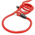 thumbnail image 2 of 0.8*140cm Laisse de Dressage Réglable en Nylon pour Chien Corde de Traction (Rouge), 2 of 5