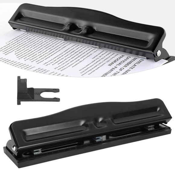 Stable, Hole Puncher, Iron, 3 Holes, Hole Punch, for Paper Home Office Adults