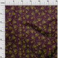 thumbnail image 2 of oneOone Polyester Lycra Fabric Leaves & Floral Artistic Printed Craft Fabric BTY 56 Inch Wide, 2 of 4