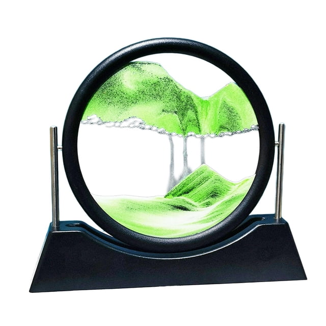jifeng Cadre Photo 3D Sablier Peinture Cadre en Plastique Jouets Rond D