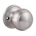 thumbnail image 1 of Knobonly 1 Pack Dummy Door Knob Pull/Push Function Single Side Handleset Satin Nickel Finish, 1 of 4