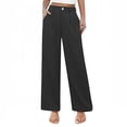 thumbnail image 1 of 6 Month Rompers Softball Girl Girls High Waisted Wide Leg Pants Summer Solid Color Button Down Casual Trousers With Pockets Comfortable And Stylish For Teens And Juniors, 1 of 6