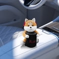 thumbnail image 4 of CEHVOM Car Trash Bin,Trash Bin For Car Interior,Car Trash Bin Door,Car Trash Bin Armrest Box Multifunctional Tissue Drawer Storage Box Cute Car Interior Storage Bin, 4 of 6