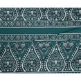 thumbnail image 4 of oneOone Polyester Lycra Fabric Stripe|Leaves & Floral Block Print Fabric BTY 56 Inch Wide, 4 of 4