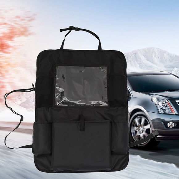 ELAYARD Car Seat Organizers Felt Material Black Travel Storage for Short Trip 1 Piece