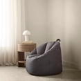 thumbnail image 2 of Bouclair Pouf Poire en Toile Gris Foncé, 2 of 10