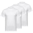 thumbnail image 1 of MSemis 3 Pack Men's Casual Mock Turtleneck Pullover Tops Short Sleeve Slim Fit T-Shirts Basic Solid Color Tees White M, 1 of 7