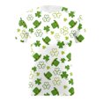 thumbnail image 4 of QIPOPIQ T-Shirts à Manches Courtes pour Femmes à Col Rond T-Shirts de la Saint-Patrick Hauts T-Shirt Shamrock T-Shirt Vert Tunique T-Shirts de la Saint-Patrick Imprimés T-Shirts à Col Rond pour Dames T-Shirts de Fête T-Shirts Graphiques Aubaines, 4 of 4