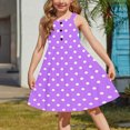 thumbnail image 4 of LOVZFMLL Robe d'Été Décontractée Sans Manches à Col Rond avec Boutons et Poches pour Filles de 2 à 12 Ans, 4 of 6