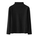 thumbnail image 1 of SHTXOZHI Mens Thermal Base Layer Tops Long Sleeve Mock Neck Basic Undershirts Fall Winter Warm Shirt, 1 of 2