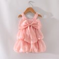 thumbnail image 3 of B91xZ Robe Midi Sans Manches pour Filles Robe Imprimée en Coton Tunique Décontractée Vêtements de Jeu Chemise Basique Robes de Fête, Rose 3-4 Ans, 3 of 5