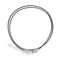 thumbnail image 1 of serony Collier Ras-du-Cou Corde Polyester Bracelet Perlage Cordon Bricolage Pendentif Rallonge Chaîne Accessoires de Bijoux Noir, 1 of 9