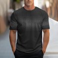 thumbnail image 1 of Styesk T-Shirts pour Hommes Mode Décontractée T-shirt Imprimé Sport Manches Courtes Col Rond Blouses Chemises, 1 of 3