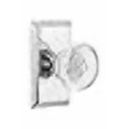 thumbnail image 3 of Nostalgic Warehouse 751874 Passage Studio Plate with Crystal Meadows Knob, Backset Size: 2.75", Bright Chrome, 3 of 4