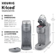 thumbnail image 3 of Keurig K-Iced Grey Single Serve K-Cup Pod Coffee Maker, 3 of 8