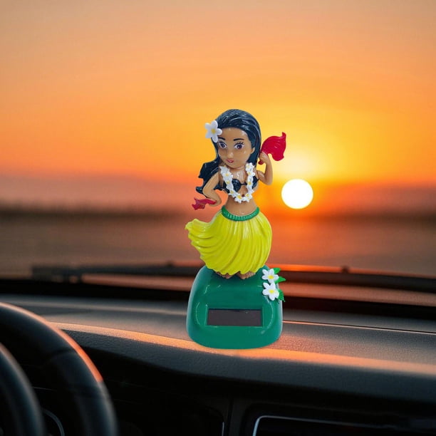 Figurine squelette pour tableau de bord - Fonctionne à l'énergie solaire - Jouet de danse oscillant - Figurines d'Halloween - Pour fêtes de tourisme