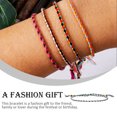 thumbnail image 4 of Bracelet Tressé Accessoire de Mode Femmes Hommes Bracelet Ornement pour Femmes Bracelet Bijoux Accessoires Fil Réglable Bracelets avec Frange Décors Type 21, 4 of 9